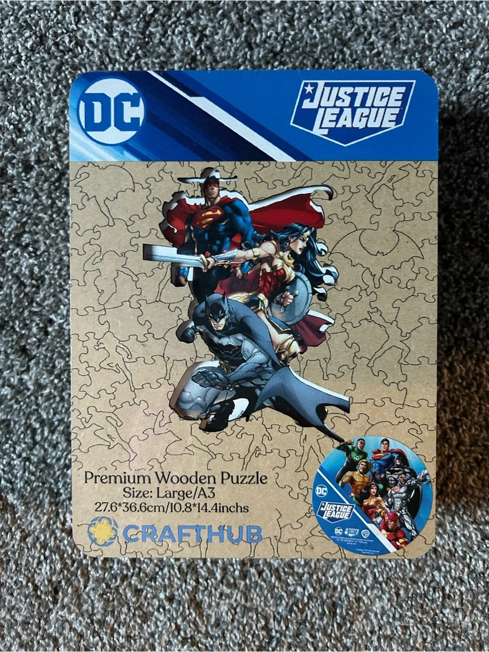 DC Justice League Wooden Puzzle by Crafthub